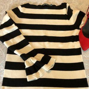 Lauren Ralph Lauren Black & Cream Sweater